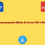 Controproposta Offerta di Lavoro PDF e Word