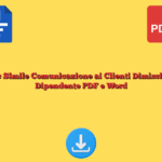 Fac Simile Comunicazione ai Clienti Dimissioni Dipendente PDF e Word