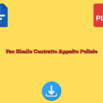 Fac Simile Contratto Appalto Pulizie