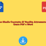Fac Simile Contratto di Vendita Attrezzature Usate PDF e Word