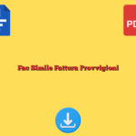 Fac Simile Fattura Provvigioni