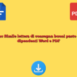 Fac Simile lettera di consegna buoni pasto ai dipendenti Word e PDF