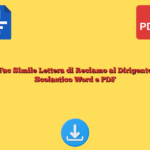 Fac Simile Lettera di Reclamo al Dirigente Scolastico Word e PDF