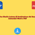 Fac Simile Lettera di Restituzione dei Beni Aziendali Word e PDF