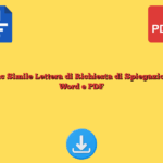 Fac Simile Lettera di Richiesta di Spiegazioni Word e PDF