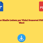 Fac Simile Lettera per Vicini Rumorosi PDF e Word