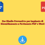 Fac Simile Preventivo per Impianto di Riscaldamento a Pavimento PDF e Word