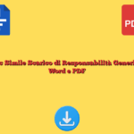 Fac Simile Scarico di Responsabilità Generico Word e PDF