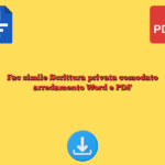 Fac simile Scrittura privata comodato arredamento Word e PDF