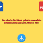 Fac simile Scrittura privata comodato attrezzature per birra Word e PDF