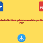 Fac simile Scrittura privata comodato gru Word e PDF