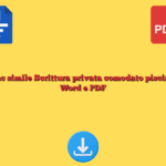 Fac simile Scrittura privata comodato piscina Word e PDF