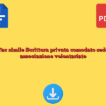 Fac simile Scrittura privata comodato sede associazione volontariato
