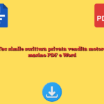 Fac simile scrittura privata vendita motore marino PDF e Word