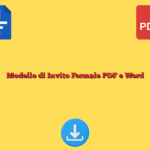 Modello di Invito Formale PDF e Word