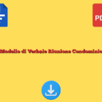 Modello di Verbale Riunione Condominio