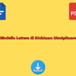 Modello Lettera di Richiamo Disciplinare