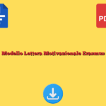 Modello Lettera Motivazionale Erasmus