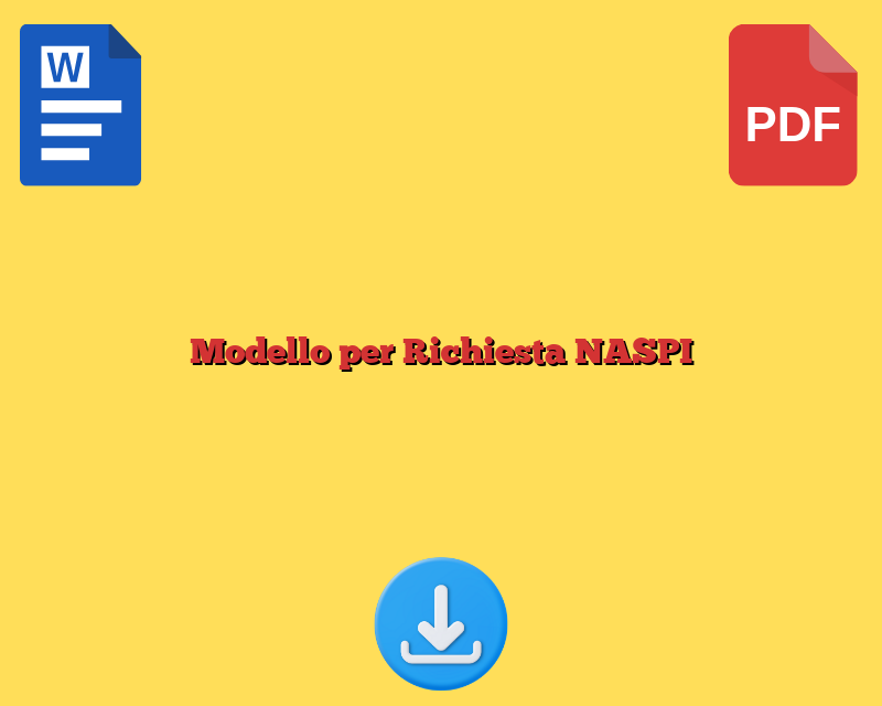 Modello per Richiesta NASPI