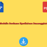 Modello Reclamo Spedizione Danneggiata