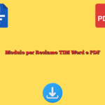 Modulo per Reclamo TIM Word e PDF