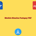 Modulo Ricarica Postepay PDF