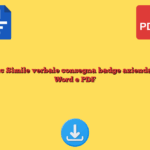 Fac Simile verbale consegna badge aziendale​ Word e PDF