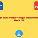 Fac Simile verbale consegna chiavi custode​ Word e PDF