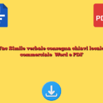 Fac Simile verbale consegna chiavi locale commerciale​ Word e PDF