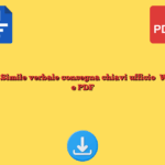 Fac Simile verbale consegna chiavi ufficio​ Word e PDF