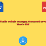 Fac Simile verbale consegna documenti avvocato​ Word e PDF