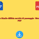 Fac Simile diffida servitù di passaggio​ Word e PDF