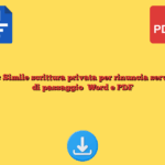 Fac Simile scrittura privata per rinuncia servitù di passaggio​ Word e PDF