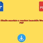 Fac Simile mandato a vendere immobile Word e PDF