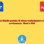 Fac Simile perizia di stima conferimento con avviamento​ Word e PDF