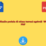 Fac Simile perizia di stima terreni agricoli​ Word e PDF
