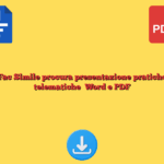 Fac Simile procura presentazione pratiche telematiche​ Word e PDF