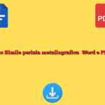 Fac Simile perizia metallografica​ Word e PDF