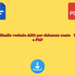 Fac Simile verbale ASD per chiusura conto​​ Word e PDF