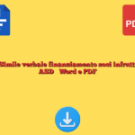 Fac Simile verbale finanziamento soci infruttifero ASD Word e PDF