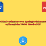 Fac Simile relazione con tipologie dei materiali utilizzati dm 37/08​ Word e PDF