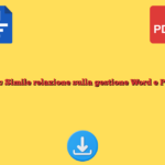 Fac Simile relazione sulla gestione Word e PDF