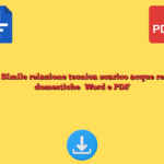Fac Simile relazione tecnica scarico acque reflue domestiche​ Word e PDF