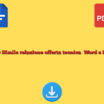Fac Simile relazione offerta tecnica Word e PDF